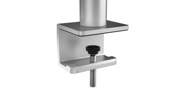 Durable Monitorarm, Tischklemme, bis 27", VESA 75 × 75/100 × 100 mm, 8 kg, silber