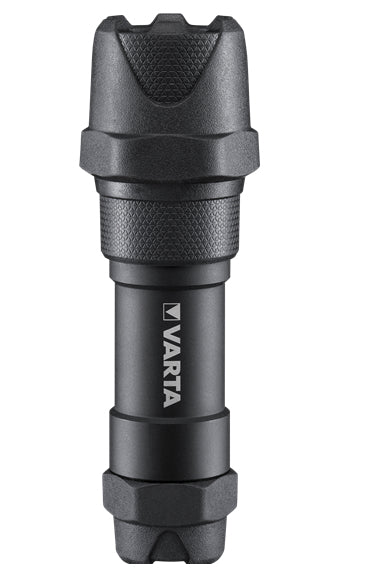 VARTA Taschenlampe Indestructible F10 Pro – 300 lm, 183 m, IP67, 3× AAA, 2 Modi – Schwarz