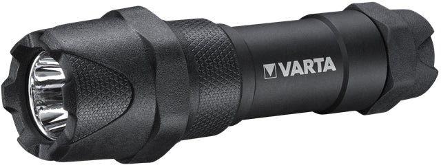 VARTA Taschenlampe Indestructible F10 Pro – 300 lm, 183 m, IP67, 3× AAA, 2 Modi – Schwarz