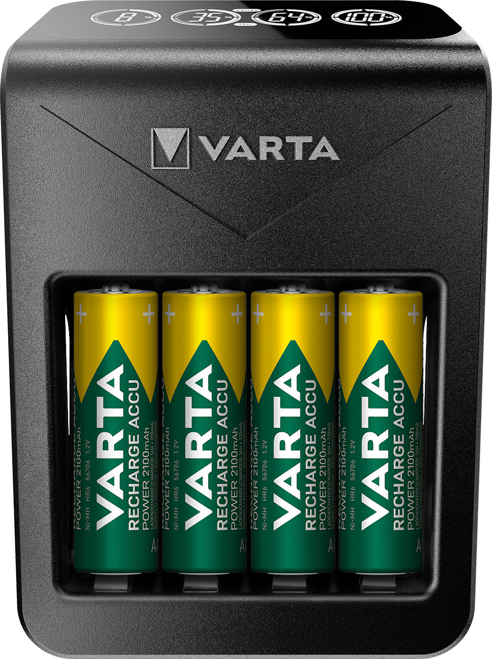 Varta LCD Plug Charger+ 4xAA R2U 2100mAh