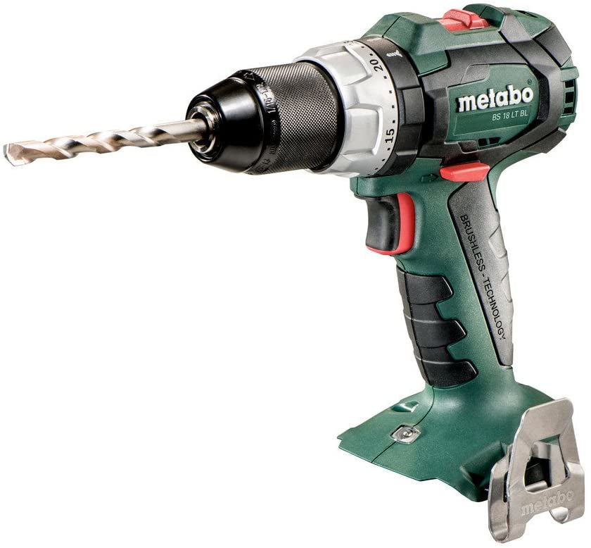 Metabo Akku-Bohrschrauber BS 18 LT BL – 18 V (CAS) – Schnellspannbohrfutter (Ø 13 mm) – 75 Nm – Solo – Brushless