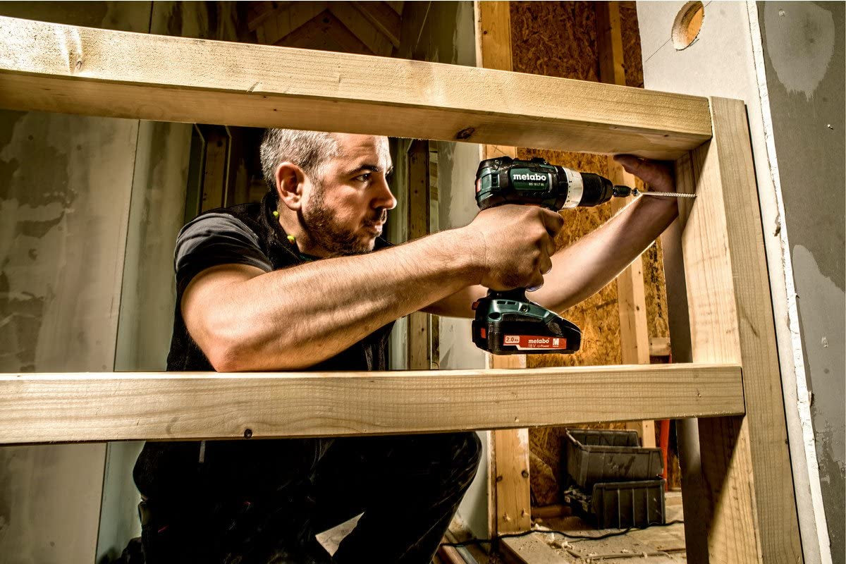 Metabo Akku-Bohrschrauber BS 18 LT BL – 18 V (CAS) – Schnellspannbohrfutter (Ø 13 mm) – 75 Nm – Solo – Brushless