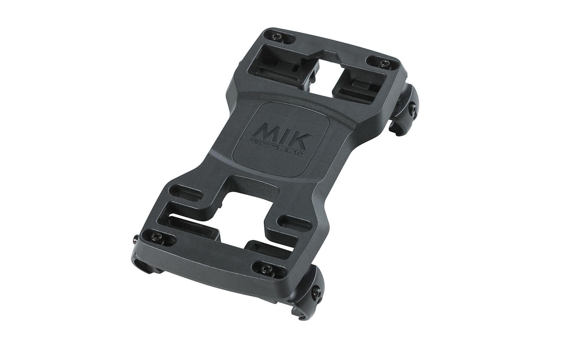 Basil MIK-Gepäckträgerplatte – für MIK-System – 90×10×210 mm – schwarz – 1 Stk.