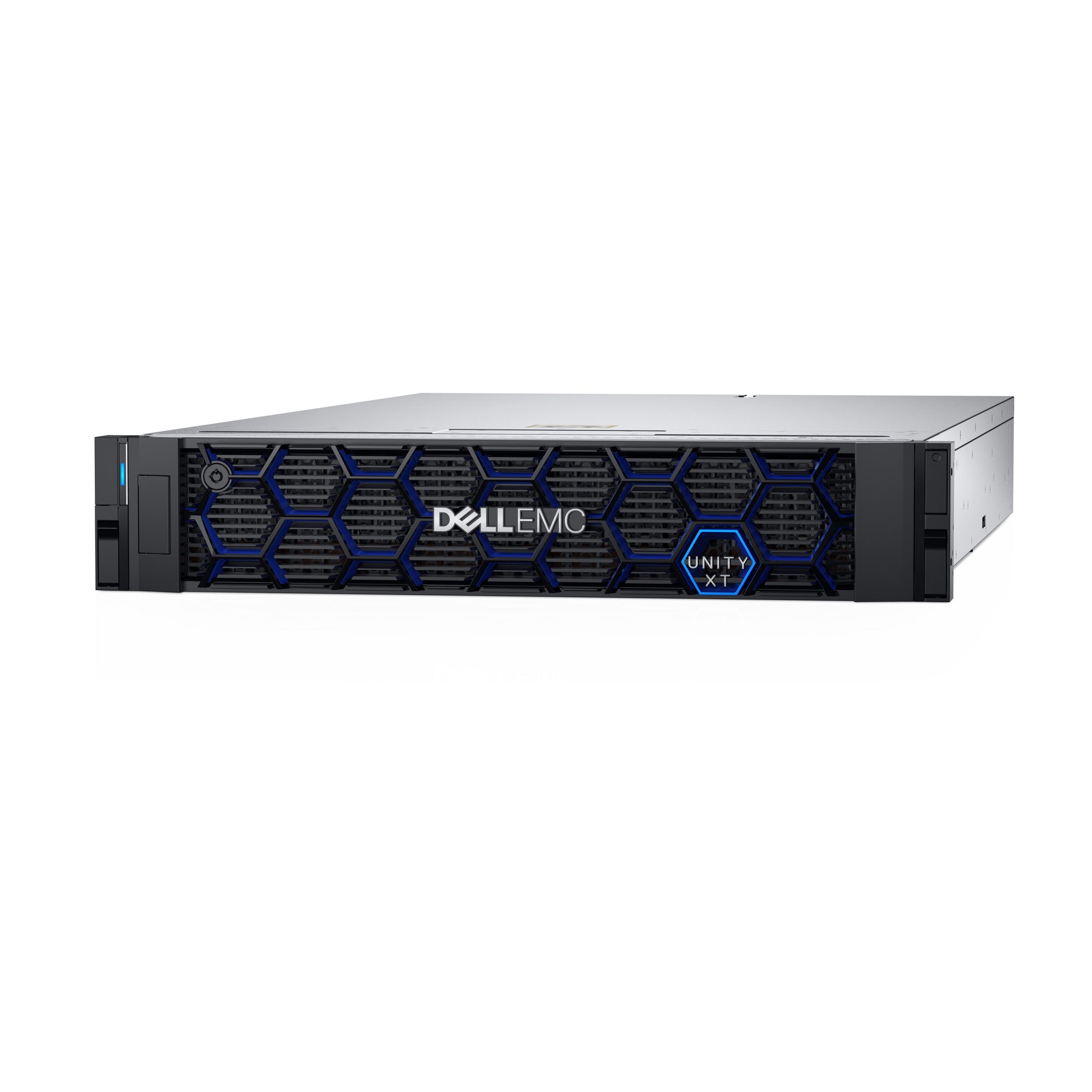 DELL Unity XT 380 – 25-Bay Rack 2U SAN – Intel, 12 Kerne, 1,7 GHz, 10GbE, 14 TB HDD/SSD vorinstalliert