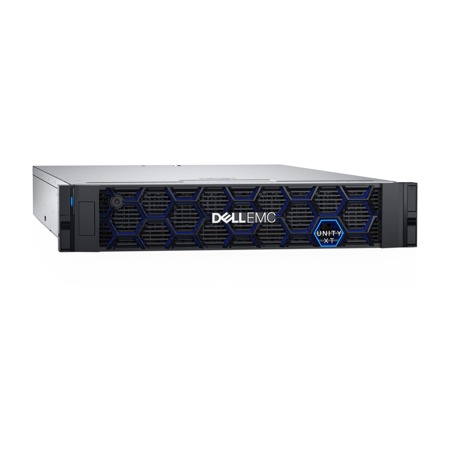DELL Unity XT 380 – 25-Bay Rack 2U SAN – Intel, 12 Kerne, 1,7 GHz, 10GbE, 14 TB HDD/SSD vorinstalliert