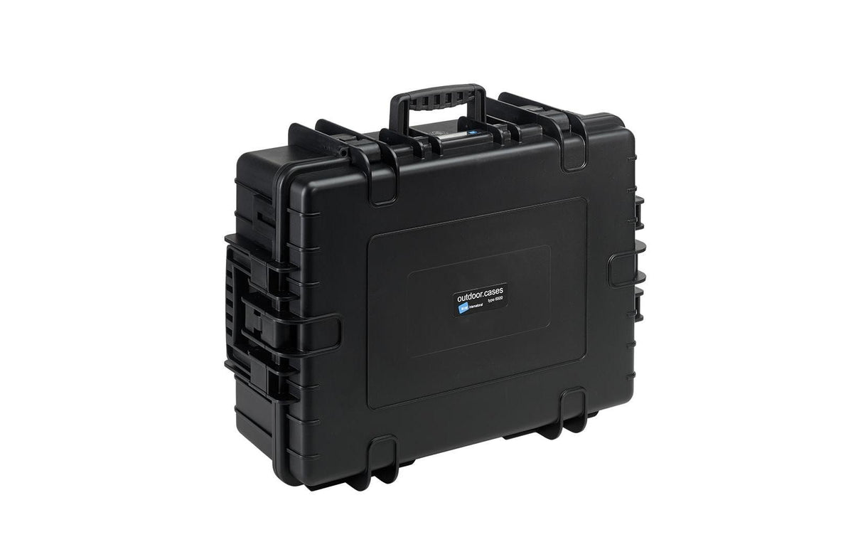 B&W Cases B&W Typ 6500 Outdoor-Koffer – 660 × 490 × 230 mm, Polypropylen (PP) – Schwarz