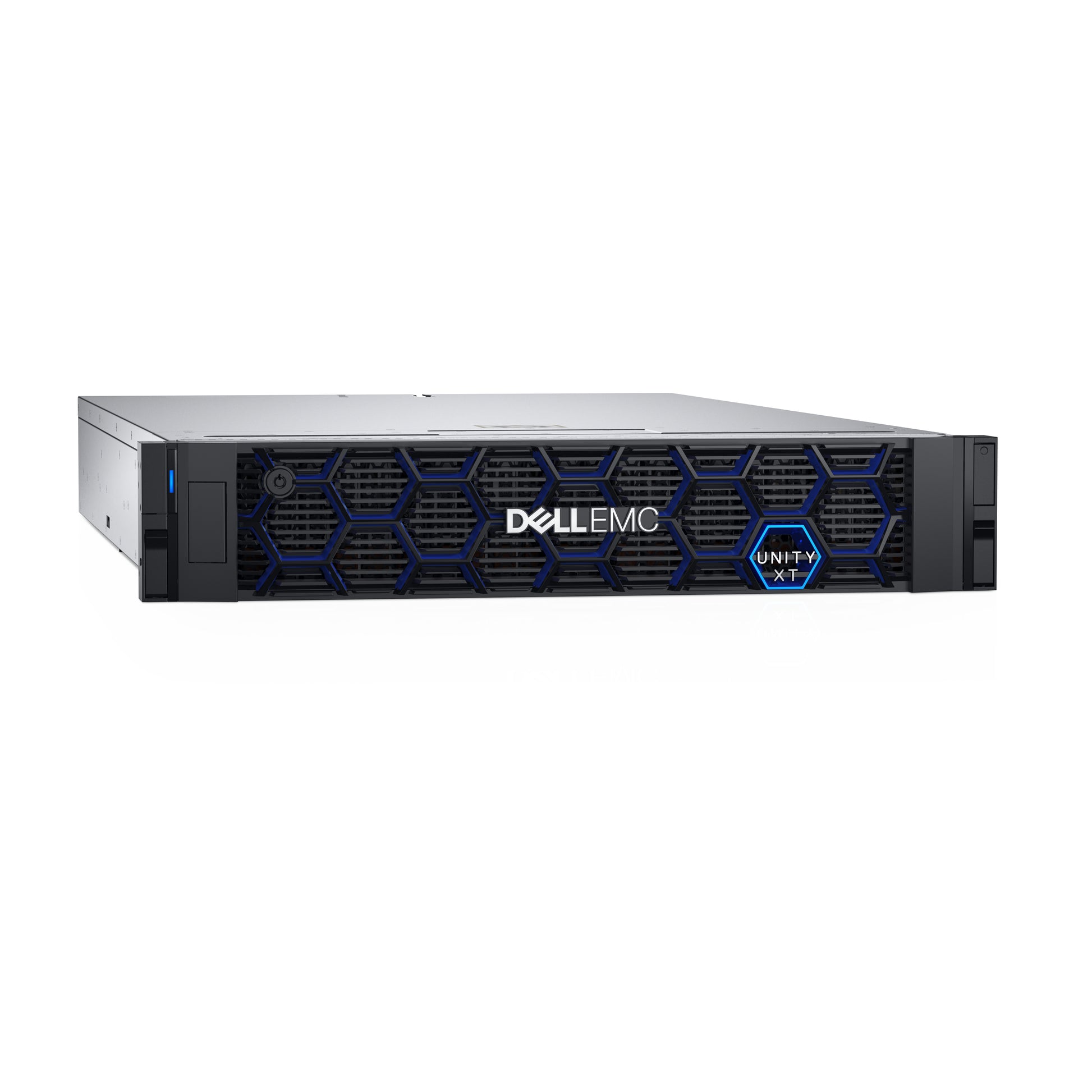 DELL EMC Unity 480 – 25-Bay Rack 2U SAN – Intel, 32 Kerne, 1,8 GHz, 10GbE, 8×SFP, 6 TB SSD vorinstalliert, für