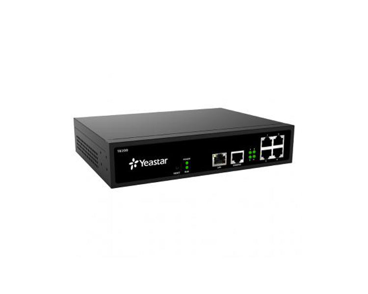 Yeastar TB200 – VoIP-Gateway, 2 SIP-Konten, 2 BRI-Ports, Fast Ethernet, LAN (RJ45), für SIP (RFC3261)