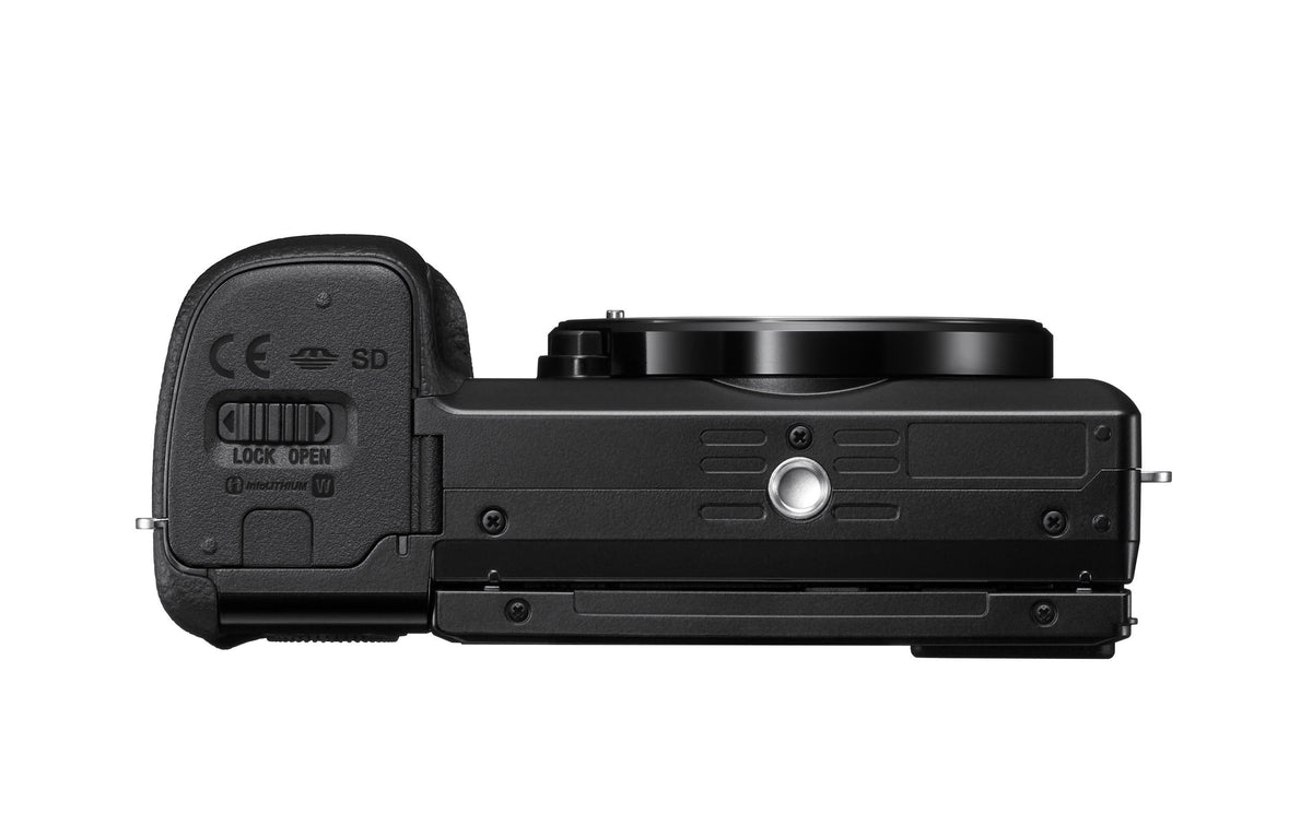 Sony Alpha 6100 – Systemkamera Body E-Mount, 24,2 MP APS-C, 4K, Schwarz