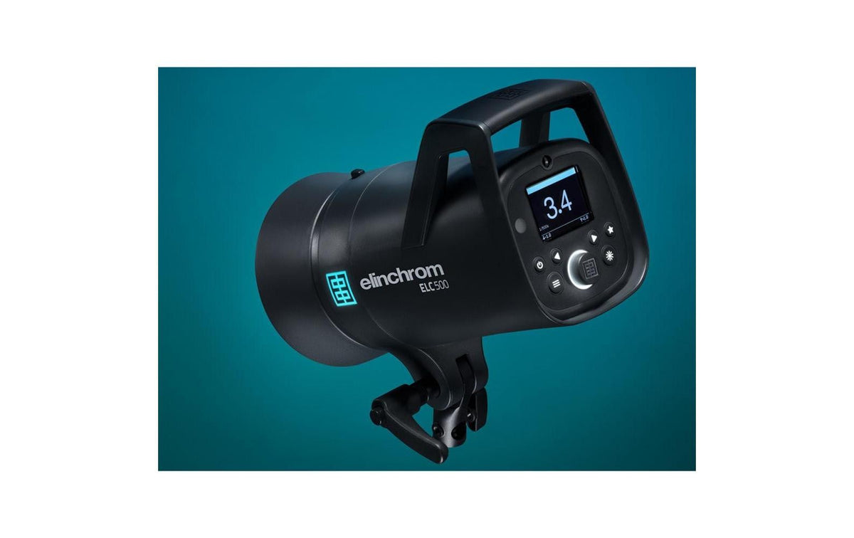 Elinchrom ELC 500 Studioblitzanlage – 500 W, 5600 K – 2× Blitzkopf, Transporttasche