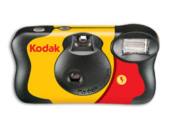 Kodak Fun Saver Flash 27 + 12 – Kompakt-Filmkamera, 35 mm, Rot