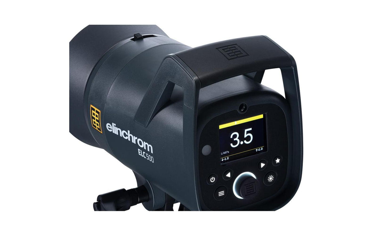 Elinchrom ELC 500 Studioblitzanlage – 500 W, 5600 K – 2× Blitzkopf, Transporttasche