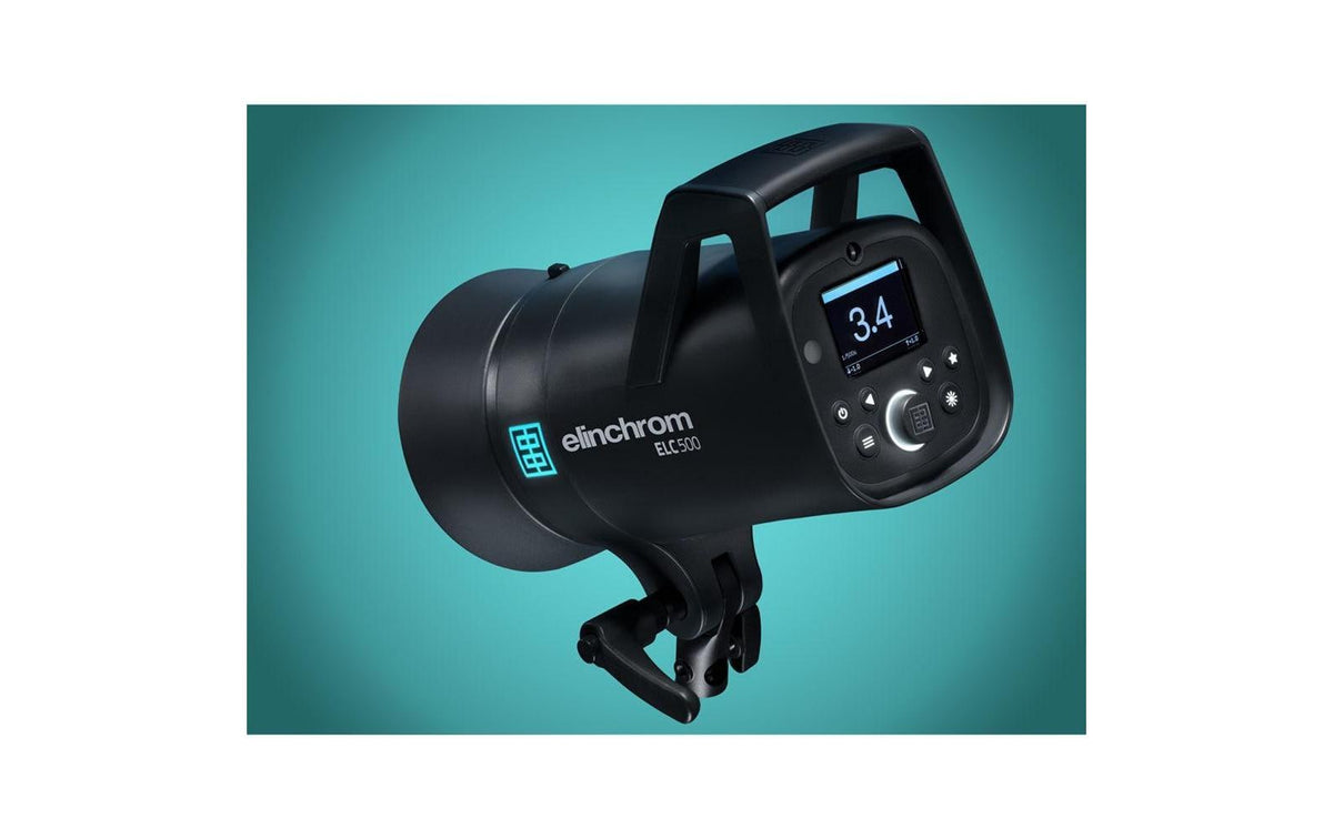 Elinchrom ELC 500 Studioblitzanlage – 500 W, 5600 K – 2× Blitzkopf, Transporttasche