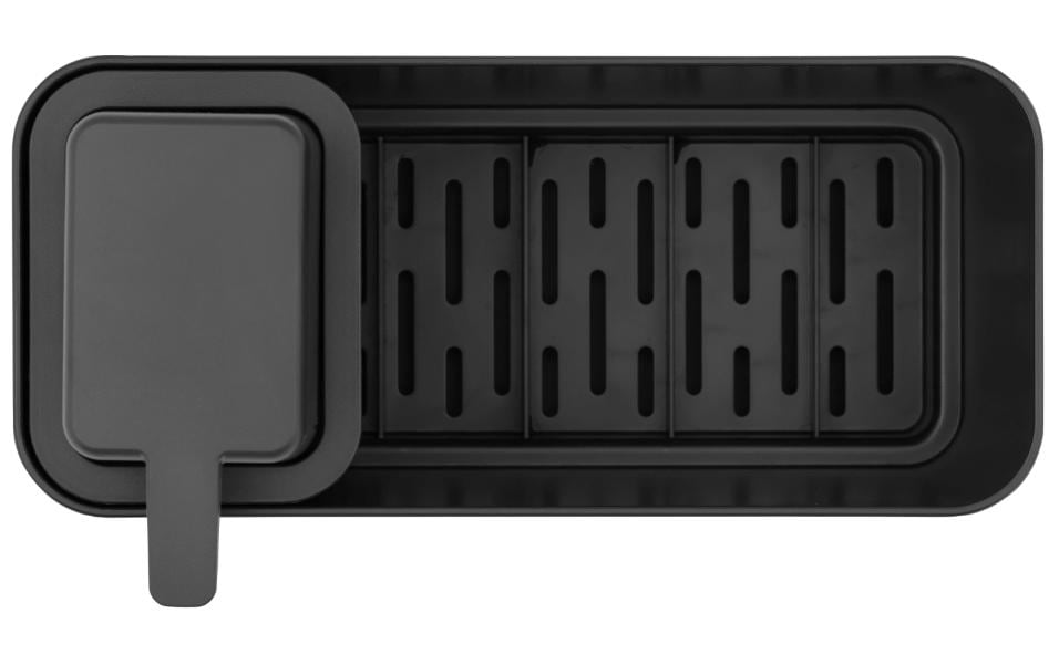 Brabantia Utensilienhalter (wandmontiert) 19,6 × 9,1 × 12,0 cm, Kunststoff, dunkelgrau