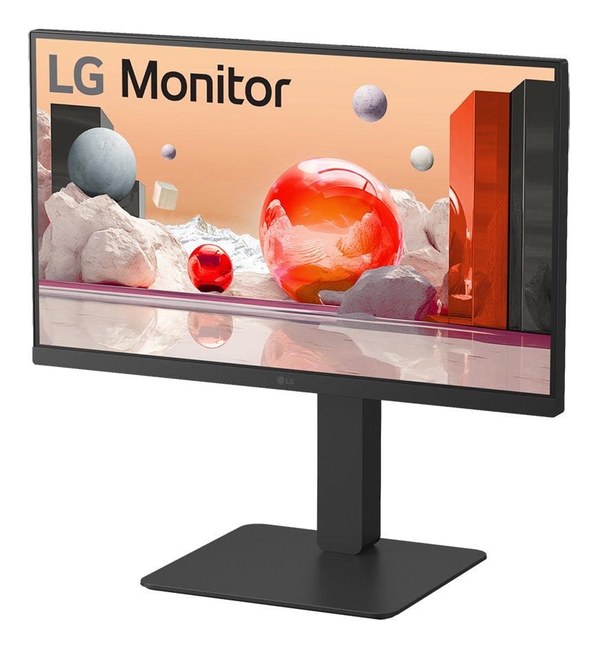LG 24BA650-B – Monitor, 23,8" Full HD (1920 × 1080), IPS, 100 Hz, 250 cd/m², KVM, VESA 100 × 100, Schwarz