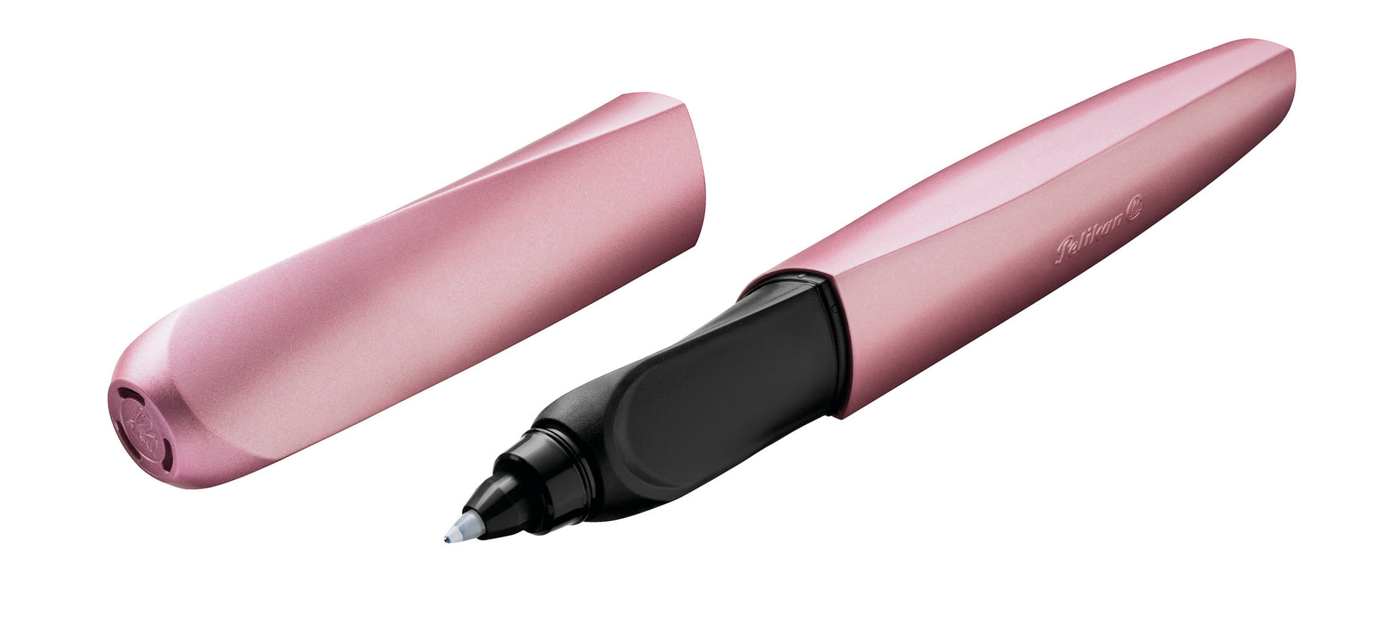 Pelikan Twist – Tintenroller, 0,3 mm, Blau, radierbar, Rosa