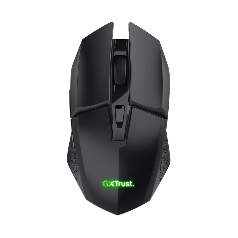 Trust GXT110 Felox – Gaming-Maus – Kabellos (2,4 GHz), 4800 DPI, RGB-Beleuchtung, beidhändig, Schwarz