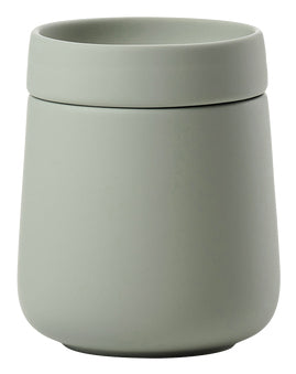 Zone Denmark Aufbewahrungsbox 0,29 l (mit Deckel) – Steingut – Matcha – Ø 87 × H 108 mm