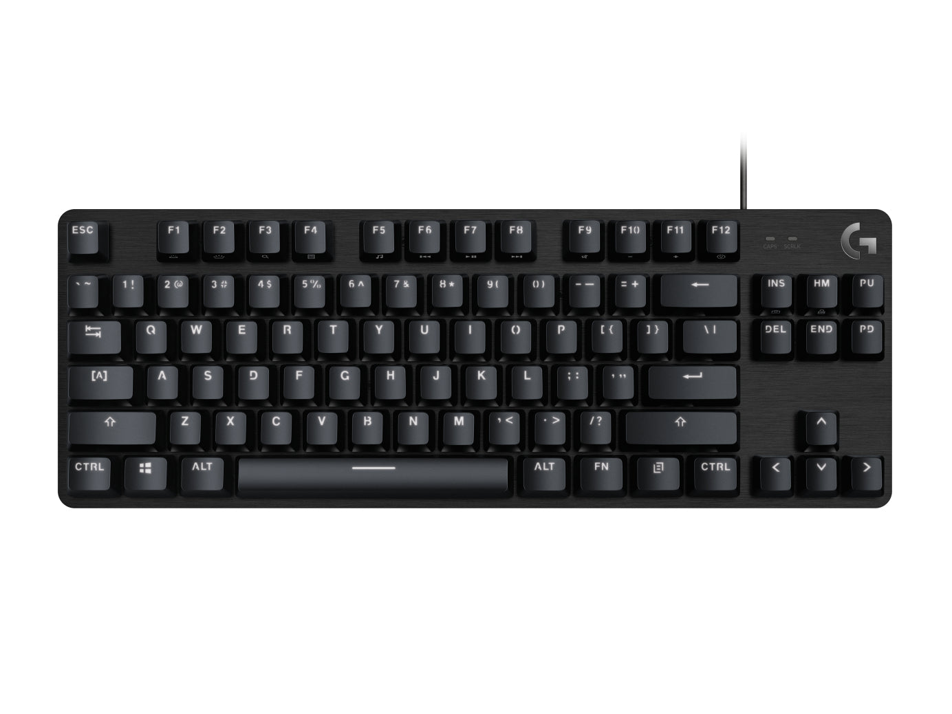 Logitech G G413 TKL SE – Gaming-Tastatur (TKL) – USB (kabelgebunden), Mechanisch, LED, Schwarz