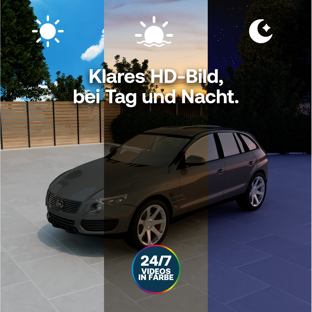 Arlo VMC2283 Netzwerkkamera – 2 MP, Full HD (1920×1080), IP65, Weiss