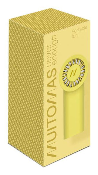 Muitomas Handventilator MINIFAN2YL – 3 Stufen, 500 mAh, USB-C, Gelb