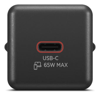 Lenovo USB-Ladegerät 65 W – USB-C×1, PD – mit 2 m USB-C-Kabel – schwarz