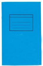 Elco Schulheft – 110 × 175 mm – 24 Blatt – Abgerundete Ecken – Blau – 20 Stück