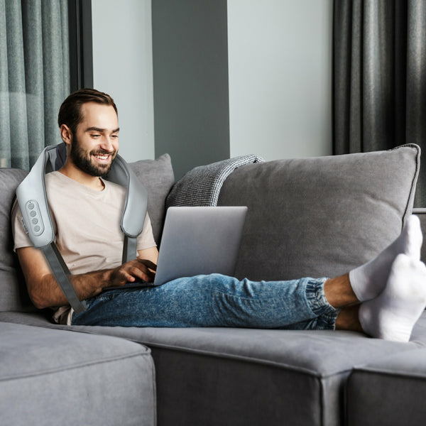 Bodi-Tek Nackenmassagegerät BT-MANI – mit Wärmefunktion, Nackenbereich