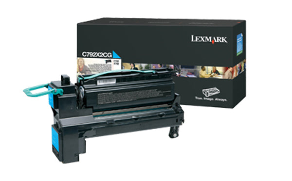 Lexmark Toner – cyan, 20000 Seiten – für Farb-Laserdrucker/Multifunktionsgeräte
