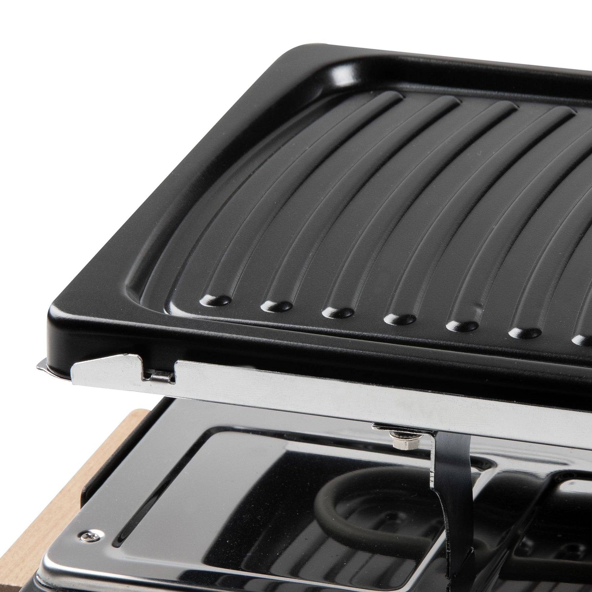 Domo Raclette DO9294G – 8 Personen, Keramik-Grillplatte, 1400 W – schwarz