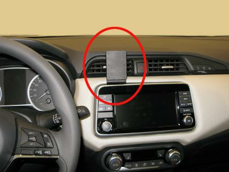 Brodit Auto-Halterung, Lüftung – für Smartphone und Navi – Schwarz, Kunststoff (ABS)