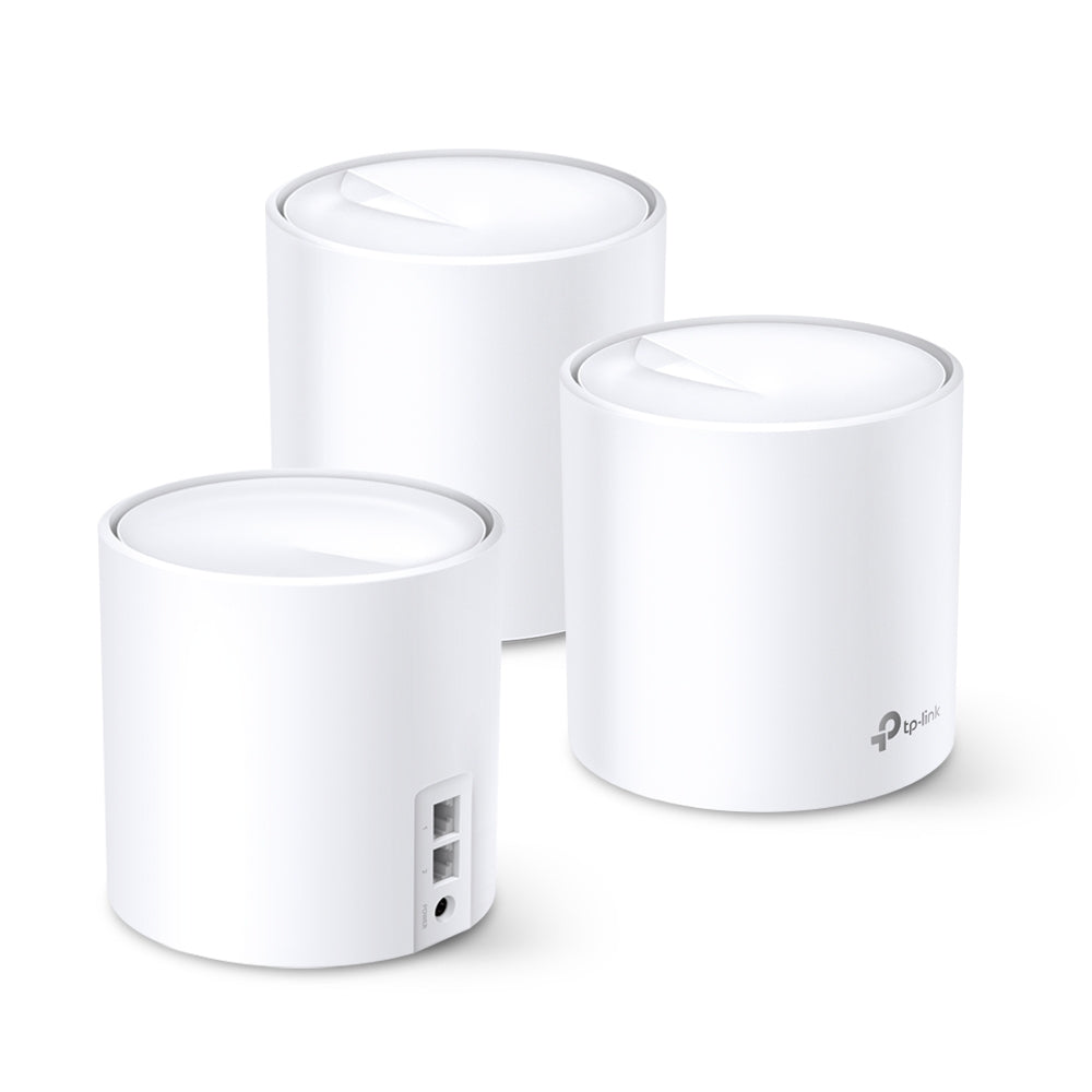 TP-Link Deco X20 X203P – Mesh-System, Wi-Fi 6, Dual-Band (2,4/5 GHz), bis 1775 Mbit/s, 3er-Set