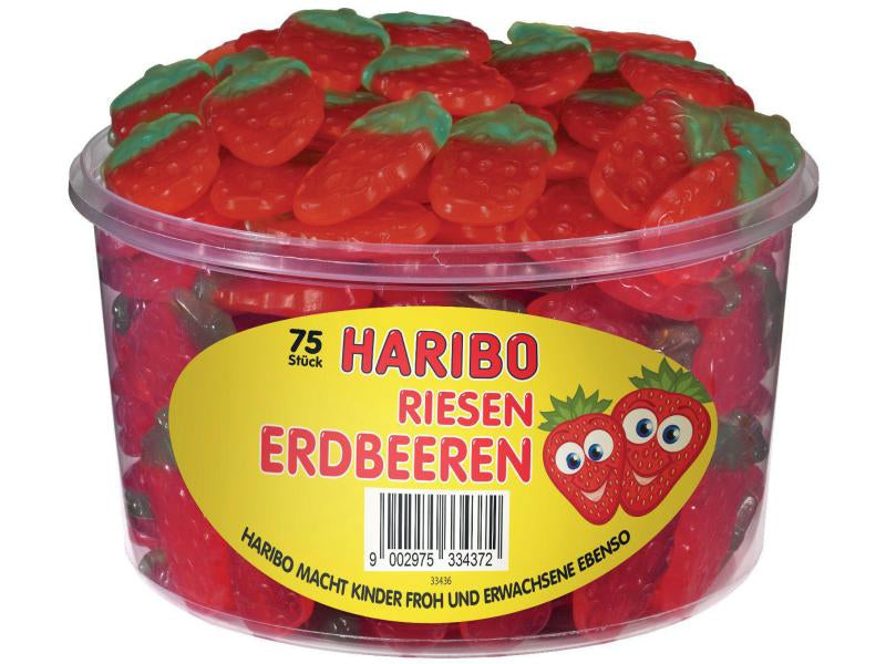 Haribo Wilde Erdbeeren – Fruchtgummi, 150 × 8 g (1,2 kg)