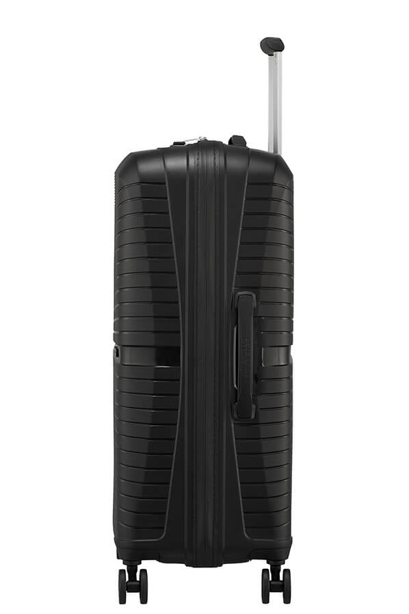 American Tourister Trolley – 67 l, Hartschale PP, 4 Doppelrollen, mit TSA, Onyx Schwarz, 44,5 × 67 × 26 cm