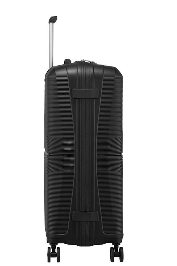 American Tourister Trolley – 67 l, Hartschale PP, 4 Doppelrollen, mit TSA, Onyx Schwarz, 44,5 × 67 × 26 cm