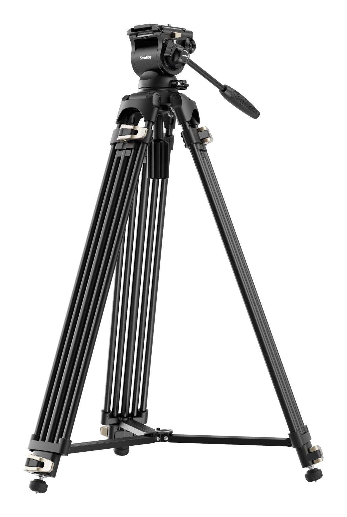 SmallRig AD-01S Stativ – bis 187 cm – Traglast 15 kg – Foto-Video-Kopf – Schwarz