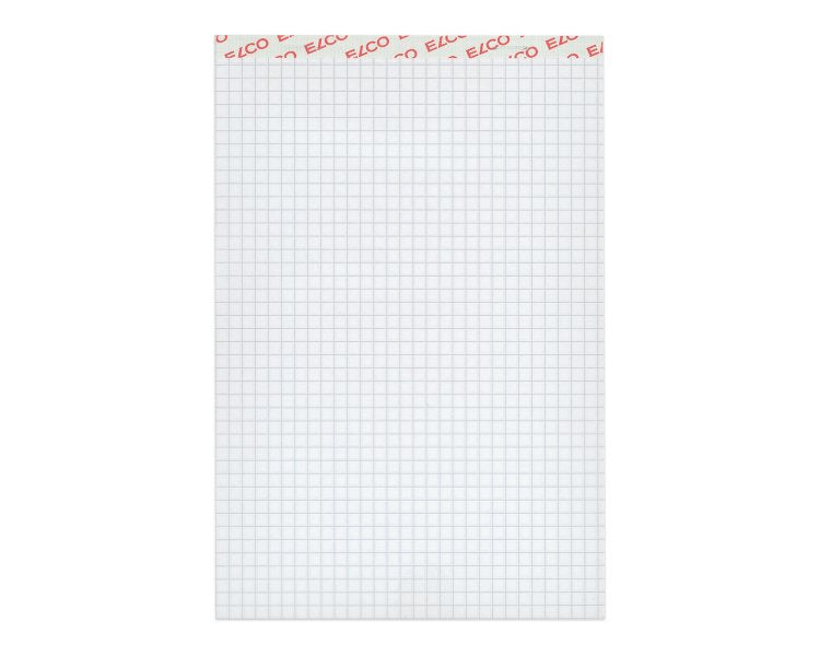 Elco Notizblock – A5 – 5 mm kariert – 100 Blatt – 70 g/m² – perforiert, hochweiss – 5 Stück