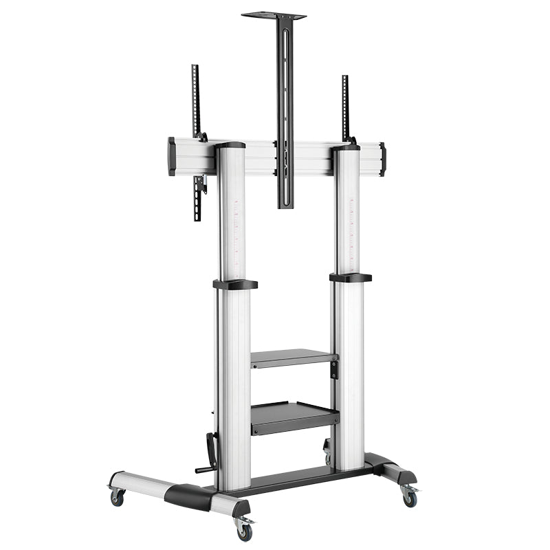 LogiLink TV-/Monitorwagen BP0084 – Höhenverstellbar, belastbar bis 100 kg