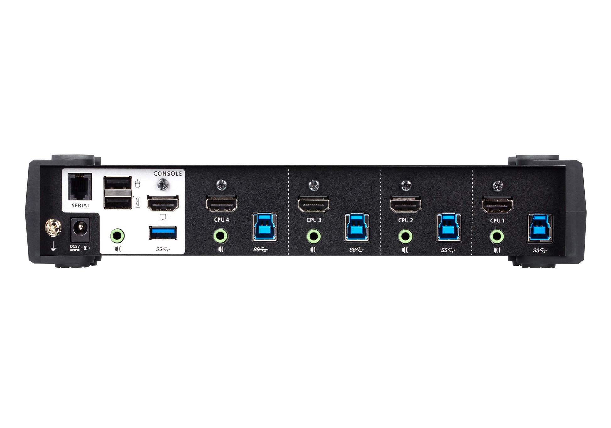 ATEN CS1824-AT-G – KVM-Switch 4-Port, USB 3.2 Gen 1/HDMI, 4K DCI (4096 × 2160)