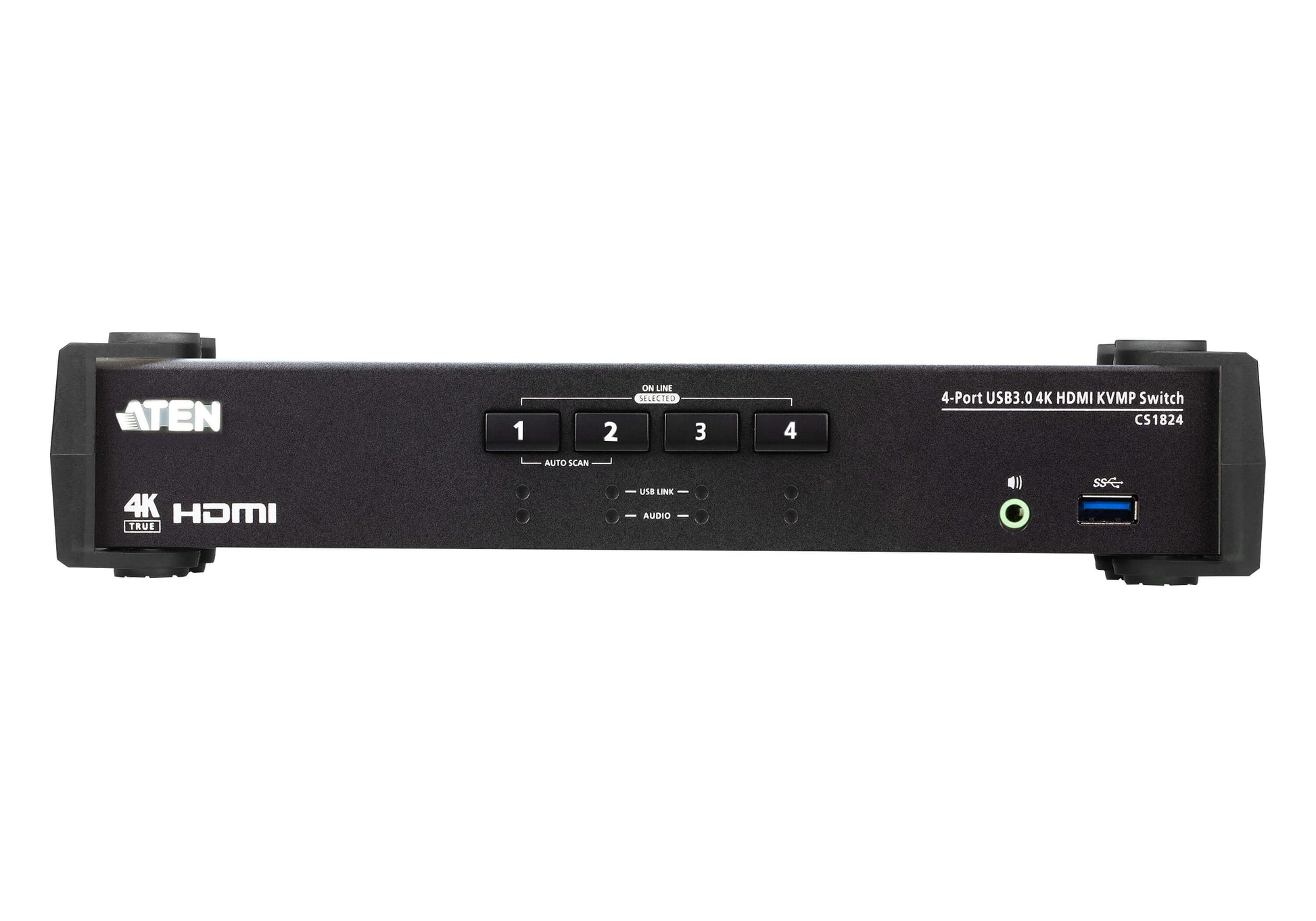ATEN CS1824-AT-G – KVM-Switch 4-Port, USB 3.2 Gen 1/HDMI, 4K DCI (4096 × 2160)