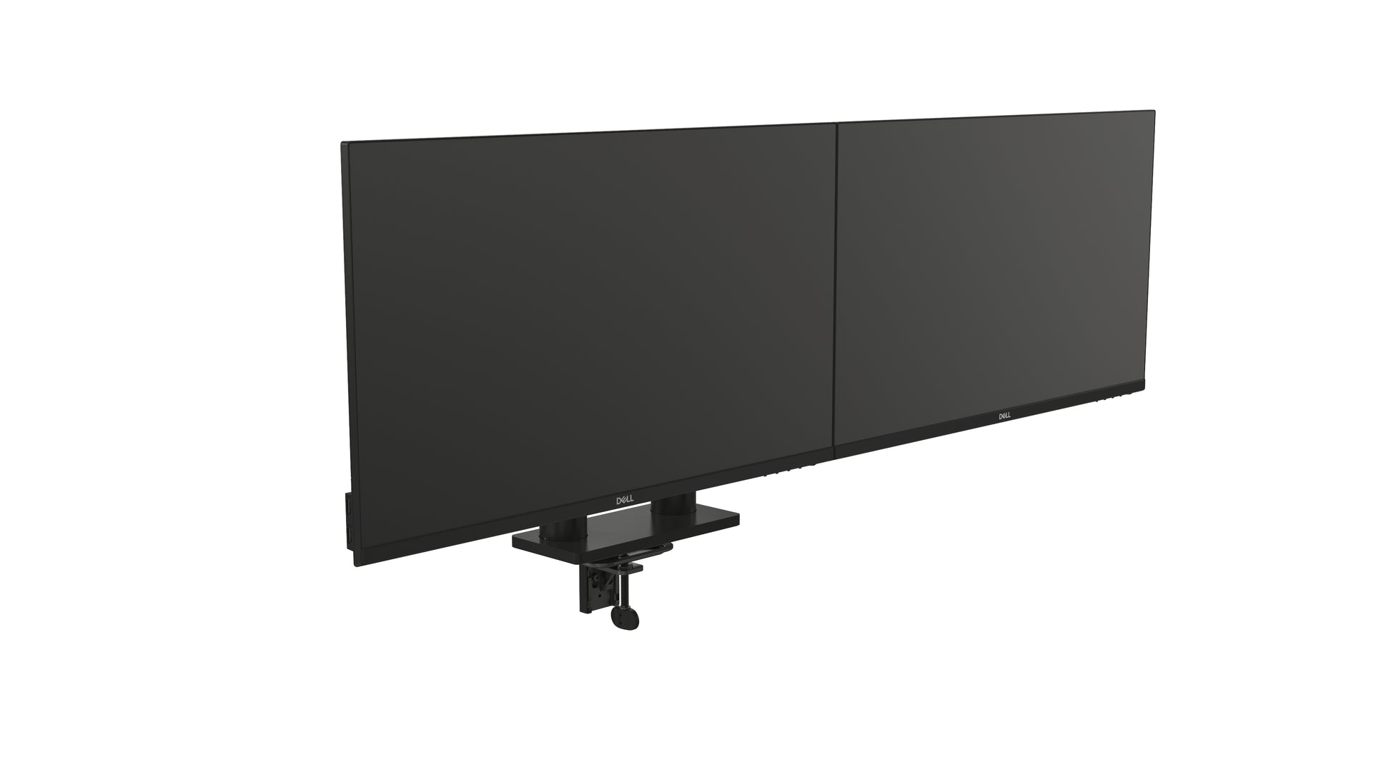 DELL MDA20 – Tischhalterung, Dual, bis 27", VESA 100 × 100 mm, 10 kg, höhenverstellbar, neigbar, schwarz
