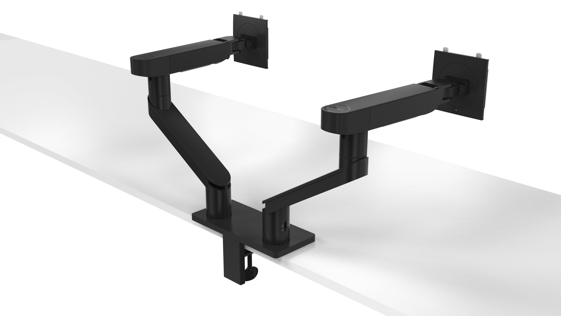 DELL MDA20 – Tischhalterung, Dual, bis 27", VESA 100 × 100 mm, 10 kg, höhenverstellbar, neigbar, schwarz