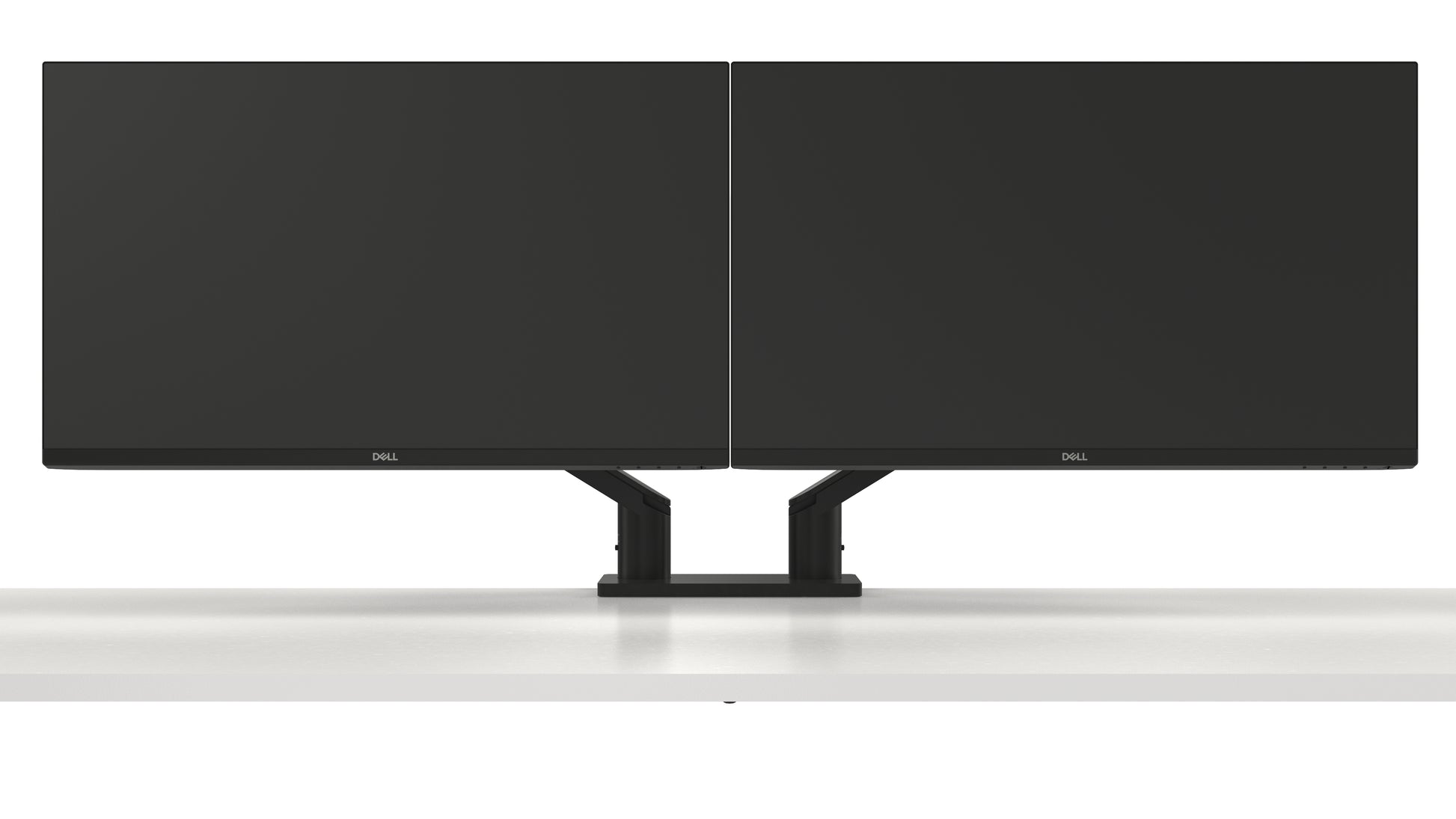 DELL MDA20 – Tischhalterung, Dual, bis 27", VESA 100 × 100 mm, 10 kg, höhenverstellbar, neigbar, schwarz