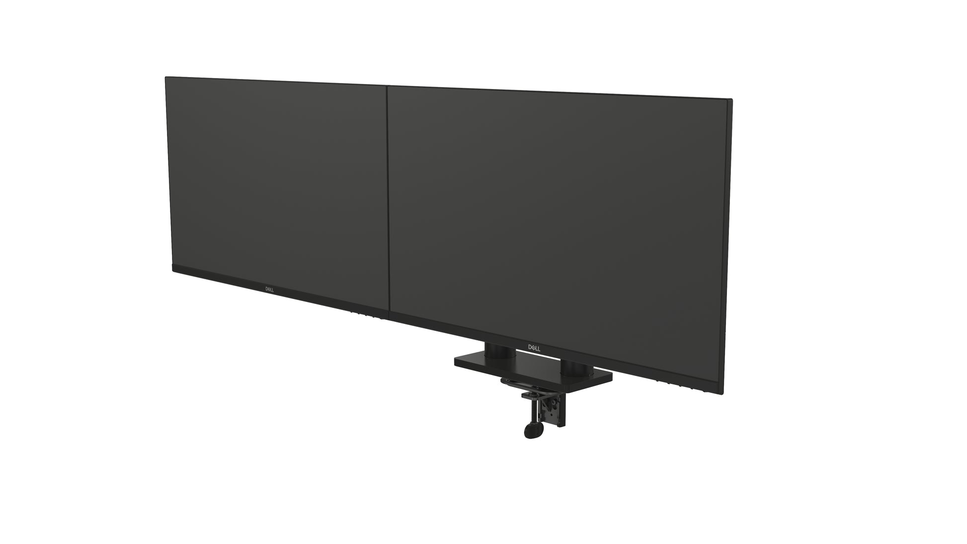 DELL MDA20 – Tischhalterung, Dual, bis 27", VESA 100 × 100 mm, 10 kg, höhenverstellbar, neigbar, schwarz