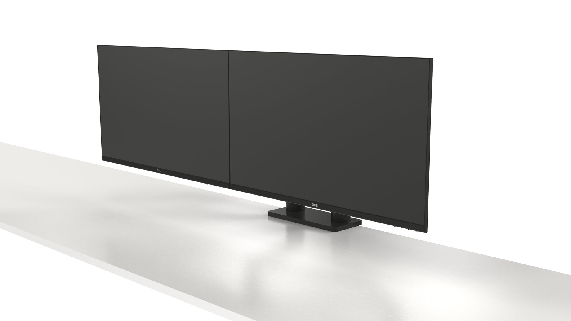 DELL MDA20 – Tischhalterung, Dual, bis 27", VESA 100 × 100 mm, 10 kg, höhenverstellbar, neigbar, schwarz