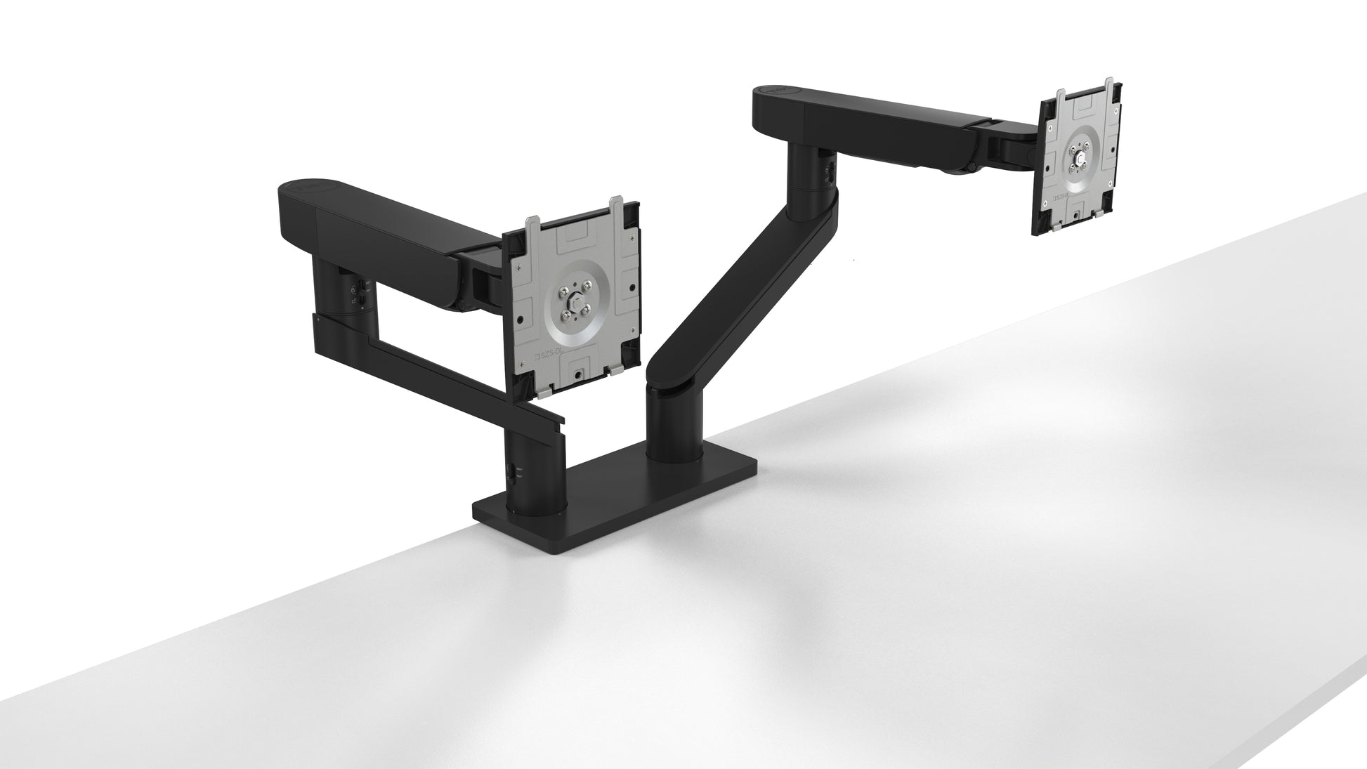 DELL MDA20 – Tischhalterung, Dual, bis 27", VESA 100 × 100 mm, 10 kg, höhenverstellbar, neigbar, schwarz