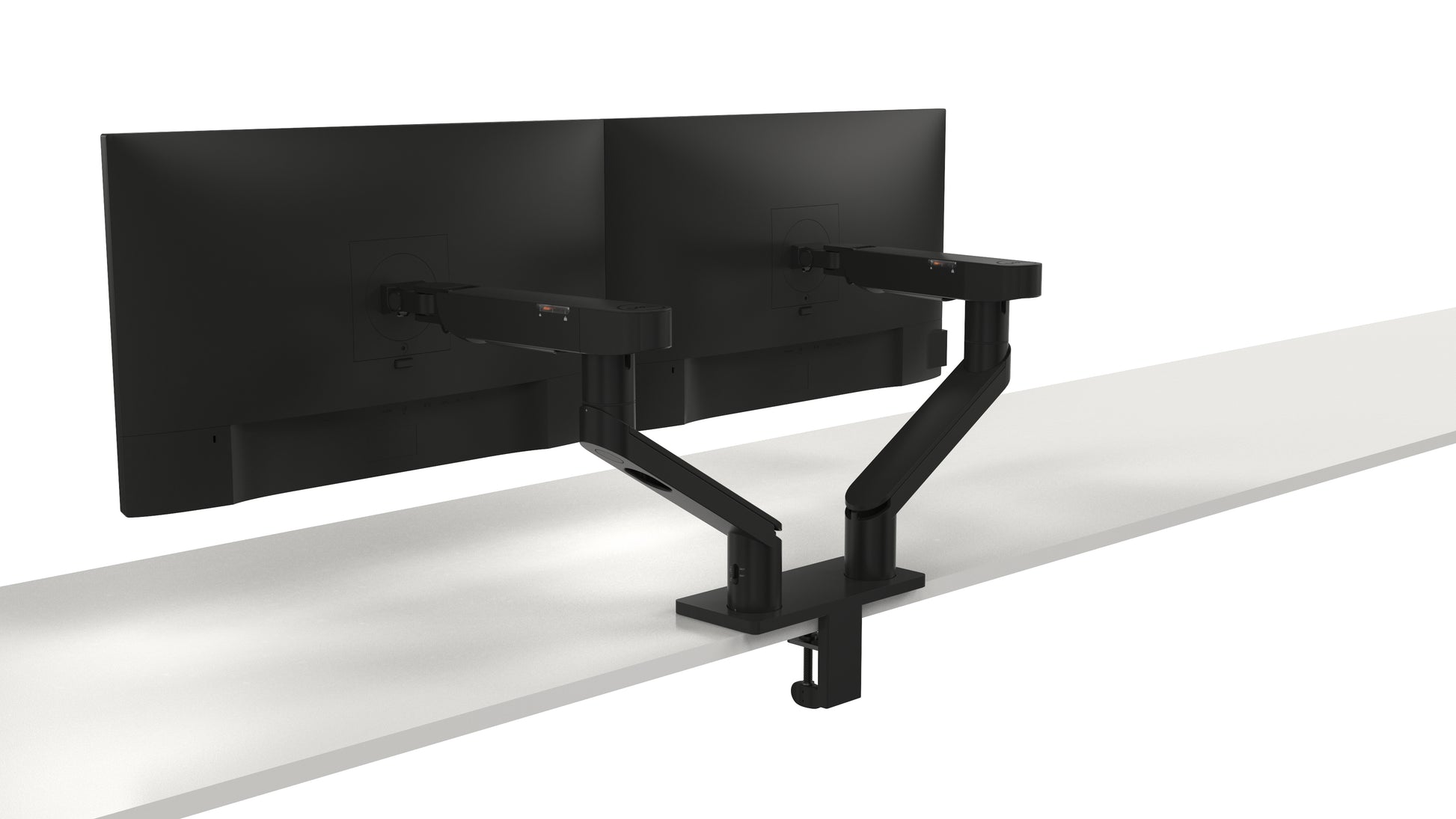 DELL MDA20 – Tischhalterung, Dual, bis 27", VESA 100 × 100 mm, 10 kg, höhenverstellbar, neigbar, schwarz