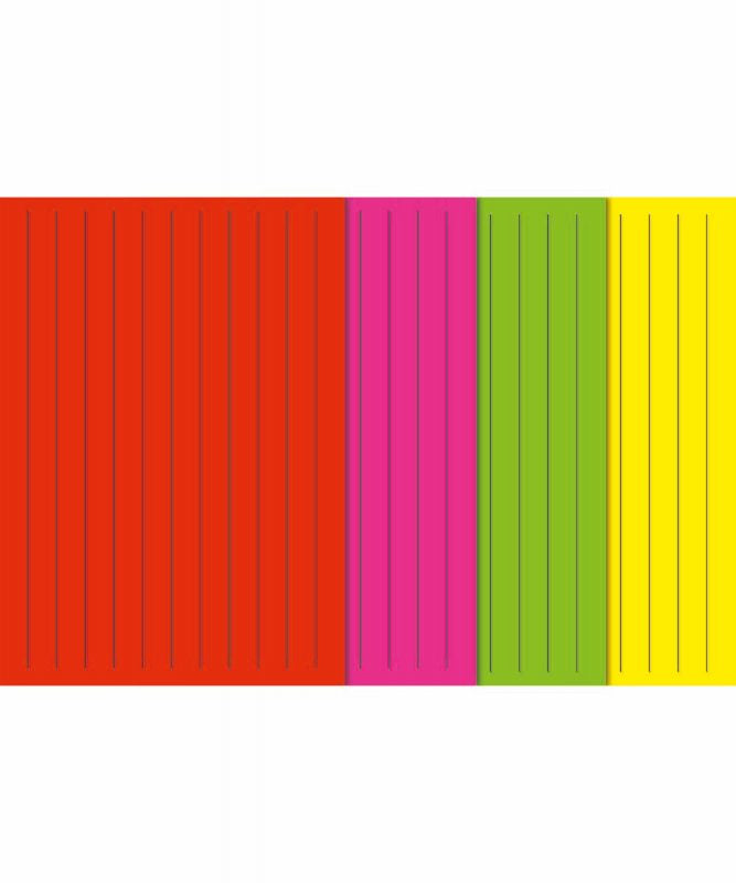 URSUS Neon Flechtpapier – A4, mehrfarbig, 300 g/m² – 9 Stück