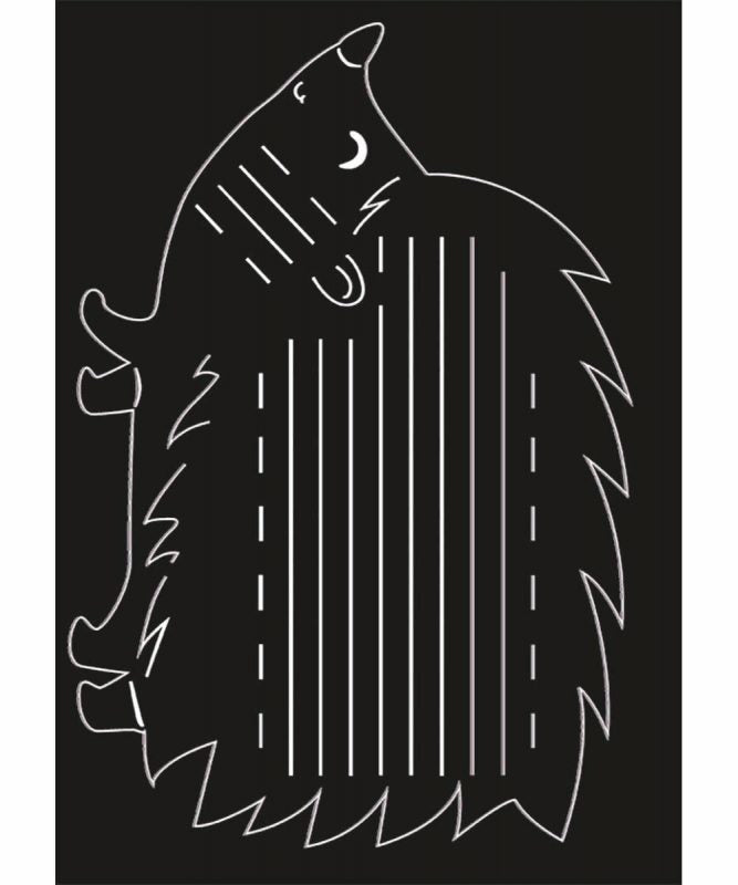 URSUS Neon Flechtpapier – A4, mehrfarbig, 300 g/m² – 9 Stück