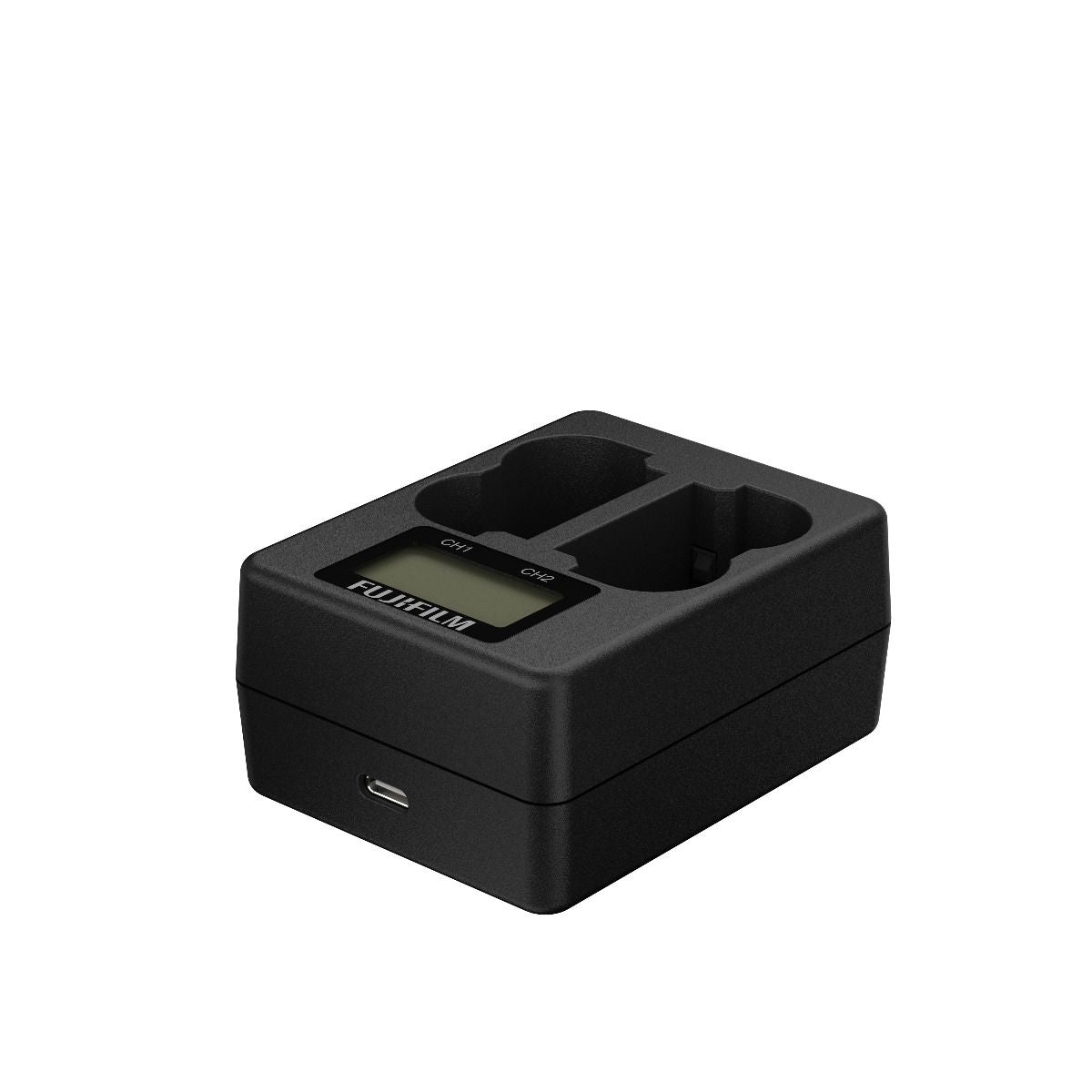 Fujifilm Doppel-Akku-Ladegerät BC-W235 – 37,5 × 80 × 62 mm, schwarz – für NP-W235